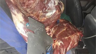 Decomisaron 80 kilos de carne vacuna