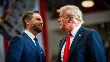 donald trump, vance y el presidente del parlamento irani firman electronicamente un memorando para un alto el fuego en medio oriente