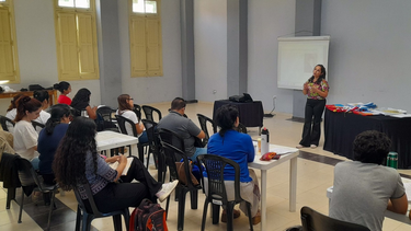 andalgala: se dicto un curso de ceremonial escolar y simbolos patrios