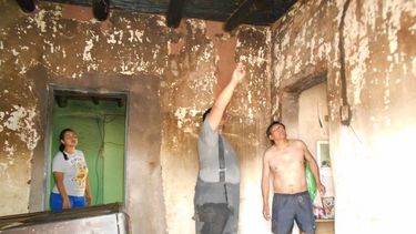 Una vela causó un incendio