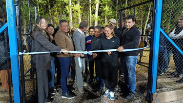 Antofagasta de la Sierra inauguró su primera cancha de césped sintético