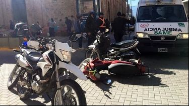 Varios heridos en accidentes protagonizados por motociclistas