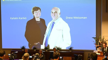 Premio Nobel de Medicina 2023. Katalin Karikó y&nbsp; Drew Weissman.