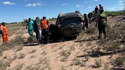 Vuelco en Ruta Nacional 60
