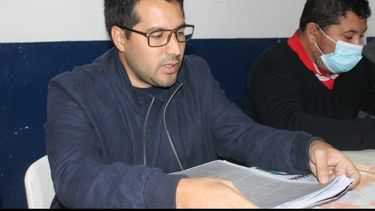 Lucas Cisterna. Presidente de la Liga Chacarera.