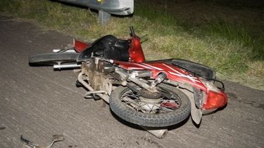 murio el motociclista que se accidento anoche