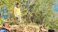 descubren restos prehispanicos tras el derrumbe de una barranca descubren restos prehispanicos tras el derrumbe de una barranca