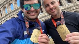 Portero y Vázquez, en los 42k de Roma