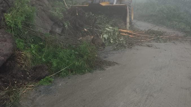 piden precaucion por derrumbes en la ruta provincial 18