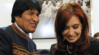 Cristina Kirchner se solidarizó con Evo Morales por el atentado que sufrió