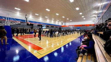 Reformas en el gimnasio de Santa María.&nbsp;
