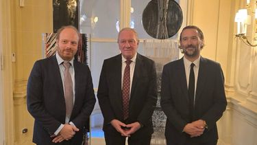 el vicegobernador ruben dusso se reunio junto a empresarios franceses