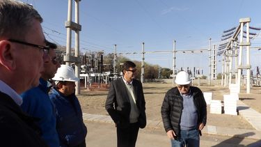 Inspeccionaron obra en la ET Valle Viejo