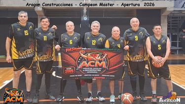 Aragón Construcciones es el campeón en Máster