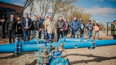 Jalil inauguró el acueducto de Huaco para mejorar el servicio