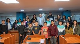 Alumnos de escuelas rurales de Aconquija visitaron el Senado