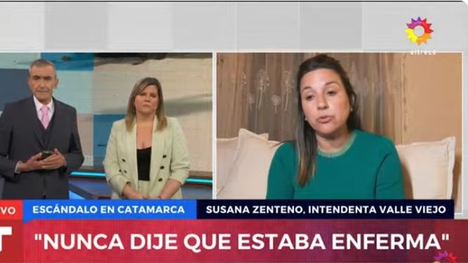 Declaración. Susana Zenteno habló por primera vez después de su polémico viaje.
