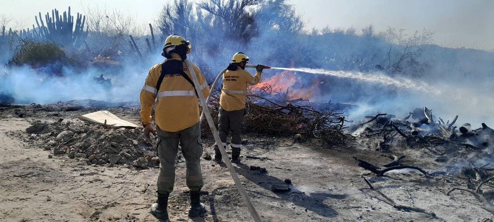 Control del fuego. Coordinan con los municipios para hacer frente a la temporada alta.