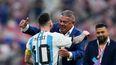 Desolación. Chiqui Tapia se queda sin Messi, a quien se pegó durante años como el más tenaz de los marcadores.