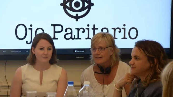 Ely Fontao se reunión con diputada alemana (a la izquierda de la foto)
