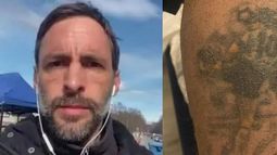 Ucrania: periodistas se salvaron en una requisa por un tatuaje de Maradona