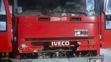 secuestraron en nueva coneta un camion con pedido de secuestro por robo en entre rios