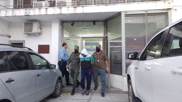 Imputado. José Aguilar, acusado por el crimen del policía.