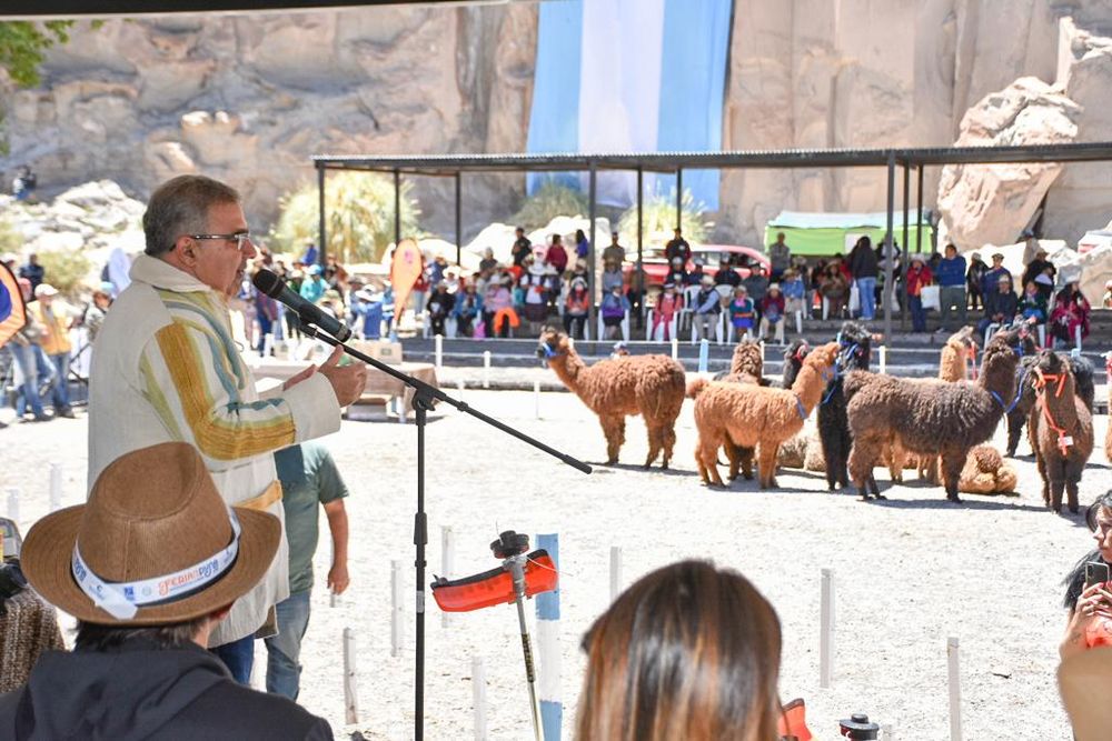 Participación. El gobernador entregó premiaciones a los mejores ejemplares ovinos y camélidos.