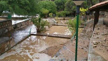 danos en las termas de fiambala por la lluvia y crecidas