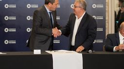 Jalil y gobernadores firmaron convenios con el ministro Sergio Massa para obras
