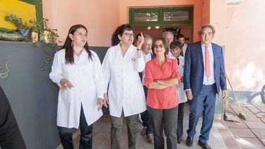 Lucía Corpacci inauguró obras en Londres