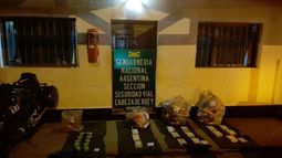 Decomisan quince kilos de cocaína que iban en un micro