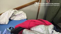 De viaje. La marihuana estaba en una valija del sospechoso. De viaje. La marihuana estaba en una valija del sospechoso.