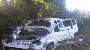Grave accidente en la ruta provincial Nº 4