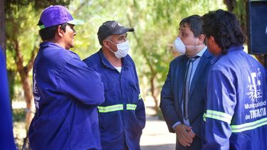 sebastian noblega anuncio el pase a planta de trabajadores y obras