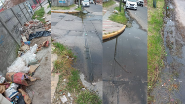 reclamo de vecinos por mal estado de una esquina centrica