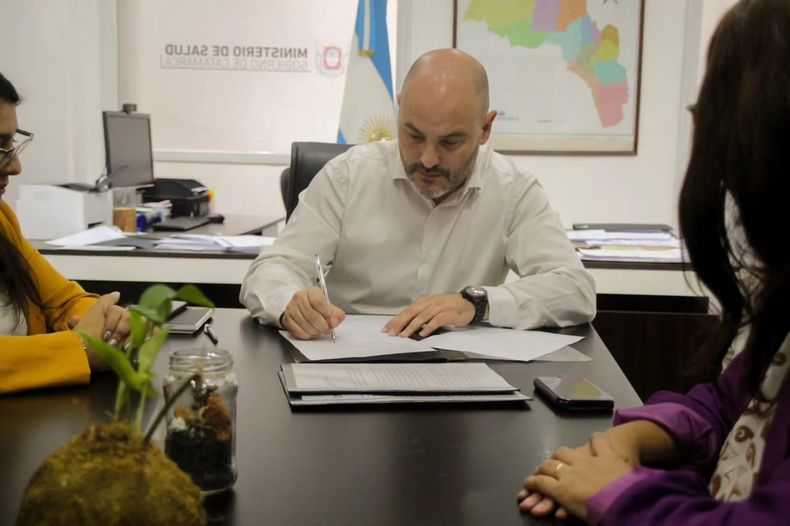 Lucas Zampieri, ministro de Salud de Catamarca. 