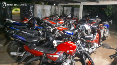 controles policiales en cinco departamentos: 16 arrestados y 40 motos secuestradas