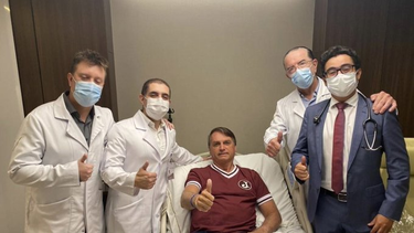 Le dieron el alta médico a Jair Bolsonaro