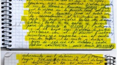 Los polémicos cuadernos que destaparon el circuito