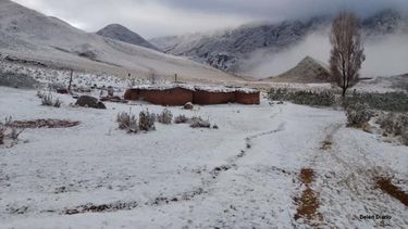 temperaturas bajo cero y nevadas  en el interior