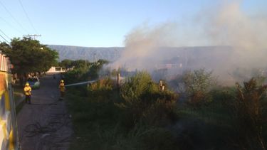 Incendio en la zona sur