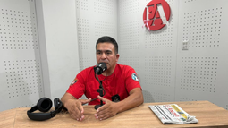 Roberto Carabajal, jefe de Bomberos.