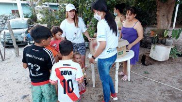 Grupo solidario Manos con Alma.&nbsp;