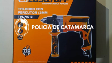 Intento de robo. Productos recuperados.