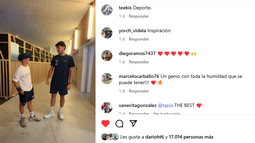 Agustín Tapia le cumplió un sueño a un fanático del pádel