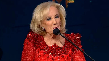 Mirtha Legrand en la gala de los Martín Fierro.&nbsp;