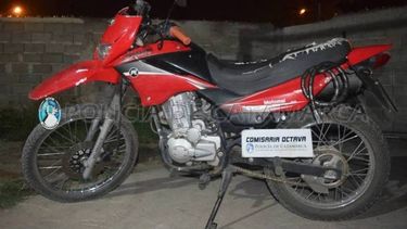Recuperan moto con pedido de secuestro