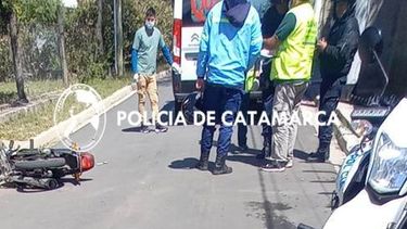 un motociclista perdio la vida en un siniestro vial