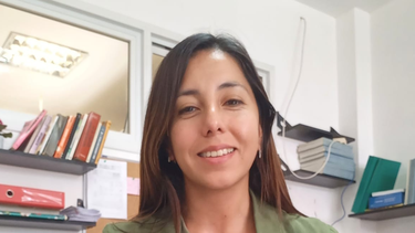 Dra. en Química, Flavia Lobo Maza. Beneficiaria de la beca.